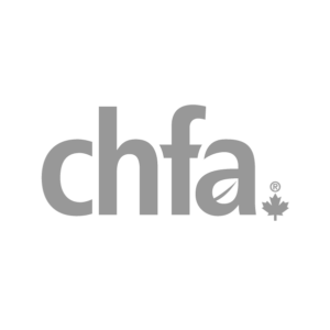 Canadian Health Food Association logo. Logo de l'Association canadienne des aliments de santé.