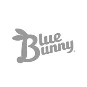 Blue Bunny logo. Logo Blue Bunny.